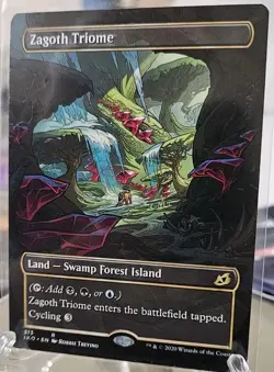 Zagoth Triome (Showcase) - Ikoria (IKO) - Magic the Gathering NM MTG - Image 3