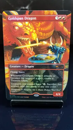 Goldspan Dragon Foil x1 #1780 - Secret Lair SLD - D&D 50th - Image 1