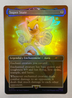 MTG - Secret Lair - Sonic: Friends & Foes - Super State - FOIL - Image 1