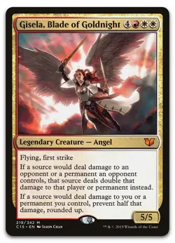 Gisela, Blade of Goldnight #219 (NM) Commander 2015 C15 Magic MTG - Image 1