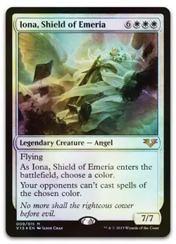 Iona, Shield of Emeria #9 (Foil) (NM) From the Vault: Angels V15 Magic MTG - Image 1