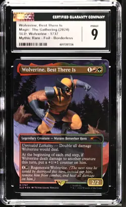 WOLVERINE, BEST THERE IS Secret Lair Foil Marvel CGC 9 MTG [Nostalgium] - Image 1