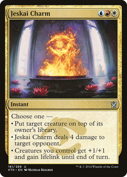 Jeskai Charm #181 (HP) Khans of Tarkir KTK Magic MTG - Image 1