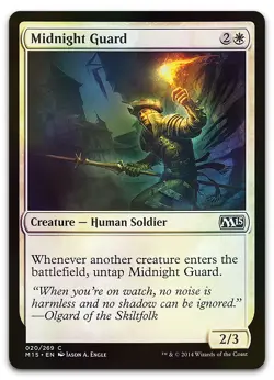 Midnight Guard #20 (Foil) (NM) Magic 2015 M15 Magic MTG - Image 1