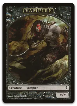 Vampire Token #6 (LP) Zendikar ZEN Magic MTG - Image 1