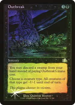 Prophecy MTG Foil Outbreak Magic - Image 1