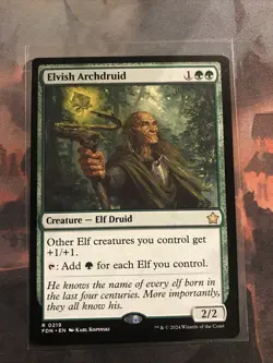 MTG Elvish Archdruid Foundations FDN 0219 Rare NM - Image 1