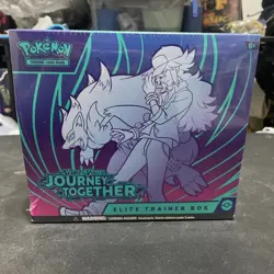 Pokemon TCG Scarlet Violet Journey Together ETB Elite Trainer Box Tear READ - Image 1