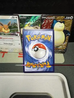 2019 Pokemon Black Star GX Snorlax Eevee Tag Team Full Art & Snorlax V - Image 3