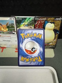 2019 Pokemon Black Star GX Snorlax Eevee Tag Team Full Art & Snorlax V - Image 4