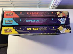 Pokemon Eeveelution Vmax Premium Collection Set of 3 Jolteon Flareon Vaporeon - Image 3