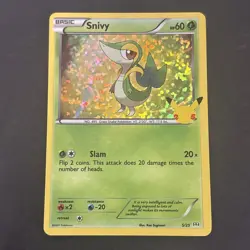 Snivy 5/25 McDonalds 25th Anniversary Holo Pokemon - Image 1
