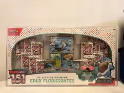 Pokemon Blooming Waters Premium Collection Scarlet & Violet 151 w Acrylic Case - Image 1