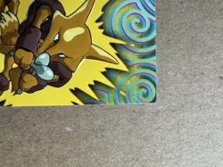 Pokemon TOPPS The Movie Animation Non Holo DIE CUT Alakazam EV9 of 12 - Image 3