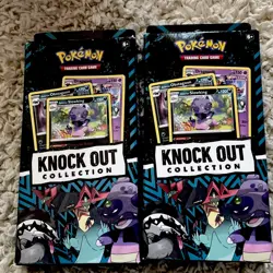 2023 Pokemon TCG Knock-Out Collection Box X2 • Sealed Brand New w/ All Contents - Image 1