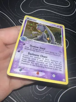 Banette 1/101 Hidden Legends Cosmo Holo 2004 Pokemon HP - Image 4