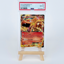 2014 POKEMON XY FLASHFIRE CHARIZARD EX #11 PSA 8 - Image 1