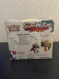 ?? Pokemon Guardians Rising Booster Box Factory Sealed FREE acrylic case - Image 3