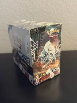 ?? Pokemon Guardians Rising Booster Box Factory Sealed FREE acrylic case - Image 4