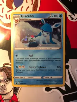 !!!Awesome Swirl!!! - Glaceon SWSH192 - Pokemon TCG Black Star Promo 2022 - Image 3