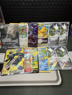 Pokemon Pikachu Mewtwo Dragonite Lot Black Star Center SIR - Image 1