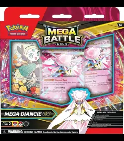 New 2025 Pokemon TCG: Battle Deck Mega Diancie Ex -English -Fast Shipping - Image 1