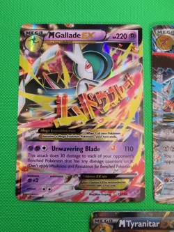 Pokemon TCG Mega M Gallade 35/108 Scizor 77/122 Tyranitar 43/98 EX Lot LP/LP/MP - Image 2