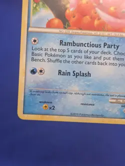 2010 Pokemon HGSS Undaunted Slowpoke 66/90 Regular Common LP - Image 5