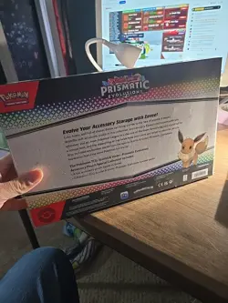 Pokemon TCG Prismatic Evolutions Pouch Collection New Sealed Damage To Box - Image 4