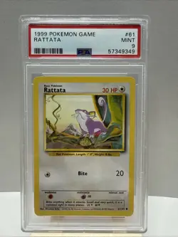 Rattata 061/102 Base Set Regular for sale online - Image 1