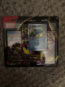 Pokemon TCG Mega Evolution 3 Pack Blister - Golduck Sealed - Image 1
