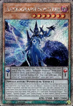 Astrograph Sorcerer - Platinum Secret Rare 1st Edition RA04-EN282 - NM - YuGiOh - Image 1