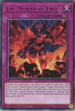 Yugioh The Monarchs Erupt MAGO-EN092 Rare 1st Nr Mint x3 Play Set - Image 1