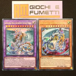 LOTTO DRAGO ARCOBALENO in italiano YUGIOH rarita ULTRA yu-gi-oh! DA COLLEZIONE - Image 1