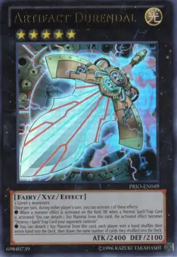 Yu-Gi-Oh! Artifact Durendal Unlimited PRIO-EN049 Ultra Rare NM/LP x1 - Image 1