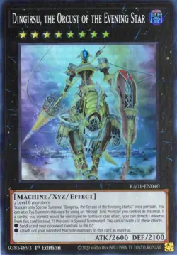 Yu-Gi-Oh! Dingirsu, the Orcust of the Evening Star RA01-EN040 Super NM/LP x1 - Image 1