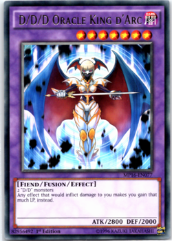 D/D/D Oracle King d'Arc - MP16-EN077 - Rare - 1st Edition Yugioh - Image 1