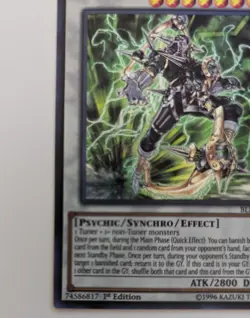 YuGiOh PSY-Framelord Omega BLLR-EN061 Secret Rare 1st Edition NM Fresh Out Pack - Image 2