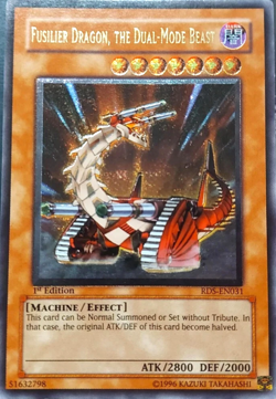 Fusilier Dragon, the Dual-Mode Beast RDS-EN031 Ultimate Rare 1st Edition YuGiOh - Image 1