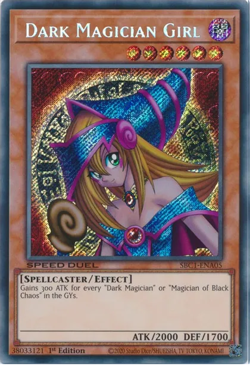 Yugioh TCG SBC1-ENA05 Dark Magician Girl Secret Rare New - Image 1