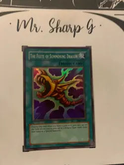 THE FLUTE OF SUMMONING DRAGON - SDK-E039 ENGLISH Yu-Gi-Oh! CARD SUPER RARE - Image 2