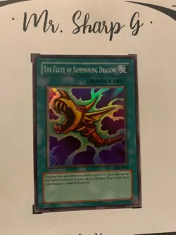 THE FLUTE OF SUMMONING DRAGON - SDK-E039 ENGLISH Yu-Gi-Oh! CARD SUPER RARE - Image 3