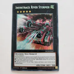 Yu-Gi-Oh Infinitrack River Stormer INCH-EN007 Secret Rare Card - Image 1