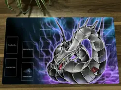 HOT YGO Playmat F Cyber Dragon TCG CCG Mat Trading Card Game Mat & Bag - Image 1