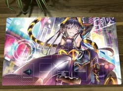 HOT YGO Playmat i:p Masquerena CCG TCG Mat Pad Trading Card Game Mat & Bag - Image 1