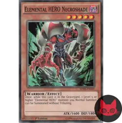 Yugioh Elemental HERO Necroshade SDHS-EN010 Common 1st Edition NM - Image 1