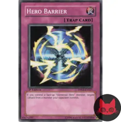 Yugioh Hero Barrier DP03-EN027 Common 1st Edition NM - Image 1