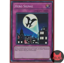 Yugioh Hero Signal RYMP-EN031 Super Rare NM - Image 1