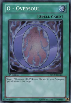 Yugioh O - Oversoul RYMP-EN026 Secret Rare 1st Edition NM - Image 1