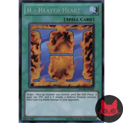 Yugioh H - Heated Heart RYMP-EN023 Secret Rare NM - Image 1